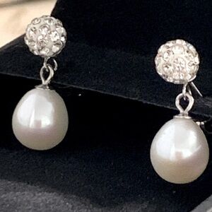 🩵 Zales Cultured Freshwater Pearl Drop Earrings
